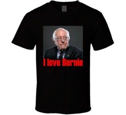 I Love Bernie Sanders Funny Politics President American Election Fan T Shirt 36360910