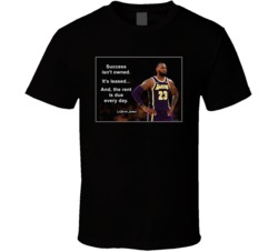 Lebron James Quote Basketball Fan La Lakers T Shirt 36558597