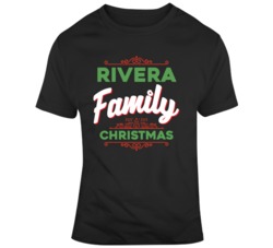 Rivera Family Christmas Funny Christmas Day Fan T Shirt 36600951