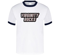 Virginity Rocks Funny Adult Humor Sports Fan T Shirt 36731897