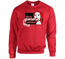 Merry Christmas Funny Ariel Adult Humor Ugly Christmas Sweater Crewneck Sweatshirt 37089454