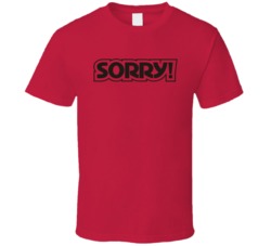 Sorry Board Game Logo Cool Halloween T Shirt 37119521