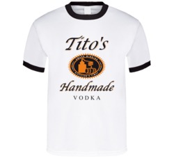 Tito's Handmade Vodka Logo Cool Fan T Shirt 37119536