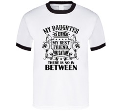 Adult Humor Funny Daughter Dad Fathers Day Parody Devils T Shirt 37161912