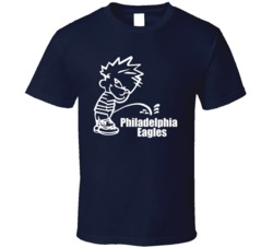 Philadelphia Eagles Anti Fan Rivalry Peeing Adult Humour Football Fan T Shirt 37169492