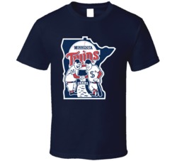Minnesota Baseball Cool State Logo Fan T Shirt 37169512