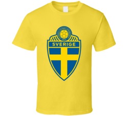 Sweden Soccer Logo Euro World Cup Fan Euro 2020 T Shirt 37302841