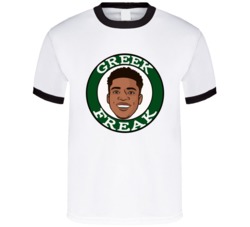Greek Freak Giannis Antetokounmpo Milwaukee Basketball Sports Fan T Shirt 37464484