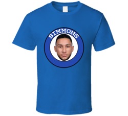Ben Simmons Philadelphia Sports Sixers Basketball Fan Apparel T Shirt 37464489