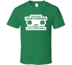 Funny Lucky Charms Adult Humour St Patricks Day Funny Celebration Graphic T Shirt 37493176
