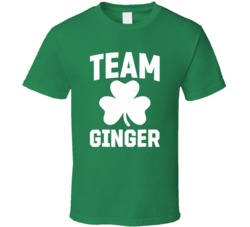 Team Ginger Irishmen St Patricks Day Funny Celebration Graphic T Shirt 37493196