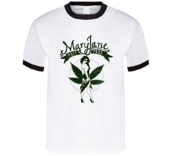 Mary Jane Puff Pass Weed Stoner 420 Marijuana Funny T Shirt 37493392