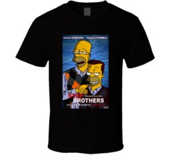 Step Brothers Simpsons Parody Poster Funny Fan T Shirt 37493436