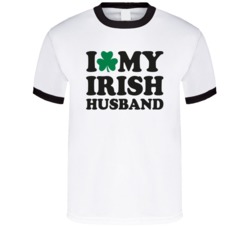 I Love My Irish Husband St Patricks Day Funny Celebration Graphic T Shirt 37494009