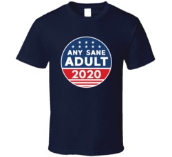 Any Sane Adult 2020 Funny American Presidential Election T Shirt 37530758