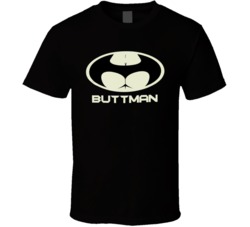 Buttman Batman Logo Parody Funny T Shirt 37578746