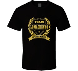 Team Lomachenko Life Time Member Vasyl Lomachenko Boxing T Shirt 37586427