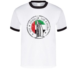Uae Dubai Country Logo Sports Fan Football Olympics T Shirt 37610005