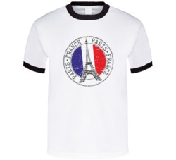 Paris France Country Logo Sports Fan Football Olympics T Shirt 37610026