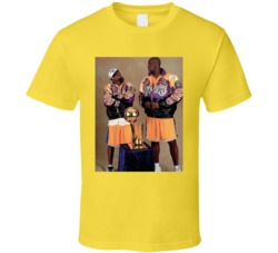 Kobe Bryant Shaquille O'neal Championship Vintage T Shirt 37610071
