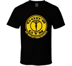 God's Gym Funny Golds Gym Mashup Fan T Shirt 37708147