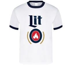 Lit Funny Party Miller Lite Beer Parody T Shirt 37709599