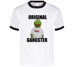 Original Gangster Kermit The Frong Funny Muppets T Shirt 37709602