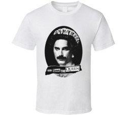God Save The Queen Funny Rock Band Parody Freddie Fan T Shirt 37709603