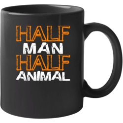 Half Man Half Animal Funny Animal Lover Outdoors Mug 37712425