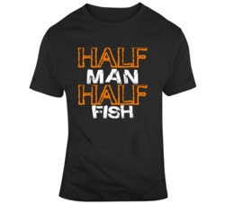 Half Man Half Fish Animal Lover Outdoors Water Ocean T Shirt 37712433