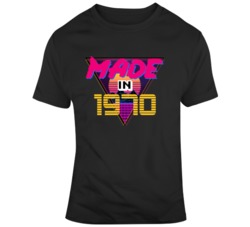 Made In 1970 Birthday Happy Birthday Retro Vintage T Shirt 37713643