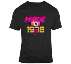 Made In 1978 Birthday Happy Birthday Retro Vintage T Shirt 37713651