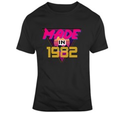 Made In 1982 Birthday Happy Birthday Retro Vintage T Shirt 37713655