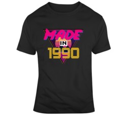 Made In 1990 Birthday Happy Birthday Retro Vintage T Shirt 37713665
