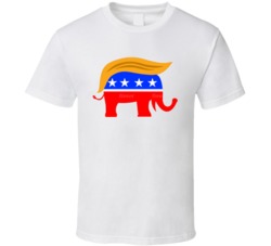 Elephant Donald Turmp Polical Logo Parody Elections T Shirt 37740866