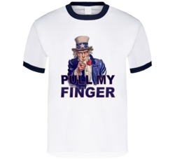 Pull My Finger American Politics Funny President Election Fart T Shirt 37740876
