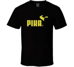 Pika Pikachu Puma Parody Funny Fan T Shirt 37766832