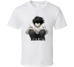 L Death Note Anime Tv Series Fan Anime Fan T Shirt 37773701