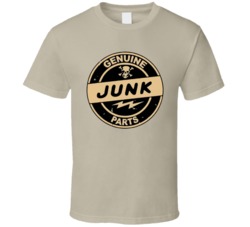Genuine Junk Parts Funny Mechanic Car Lover T Shirt 37819910