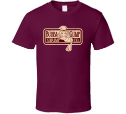 Bubba Gump Shrimp Funny Forest Gump Graphic Shrimp T Shirt 37831553