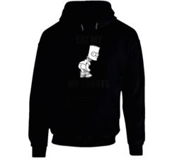 Funny Eat My Short Bart Funny Cartoon Graphic Hoodie 37843888