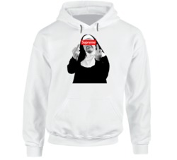 Supreme Funny Nun Christian Hoodie 37843935