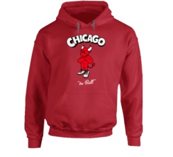 Chicago Basketball Bulls Mascot Graphic Hoodie 37843940