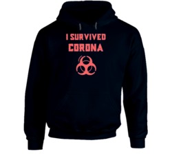 I Survived Corona Virus Funny Graphic Tee Hoodie 37843941