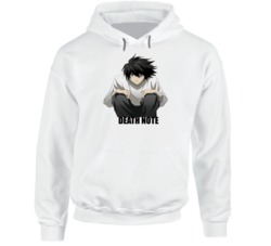 L Death Note Anime Tv Series Fan Anime Fan Hoodie 37843944
