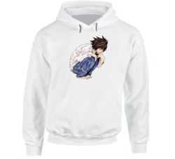 L Death Note Anime Tv Series Fan Anime Cool Fan Hoodie 37843992