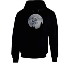 Pokemon Pikachu Et Bicycle Across Moon Parody Fan Anime Fan Hoodie 37843998