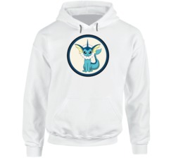 Vaporeon Cool Gaming Anime Graphic Cards Pokemon Hoodie 37844002