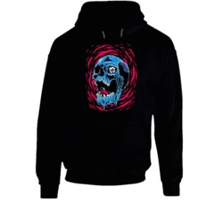 Graphic Skull Motorcycle Graphic Anime Fan Hoodie 37844046