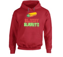 Bloody Burrito Funny Mexican Fan Hoodie 37844817